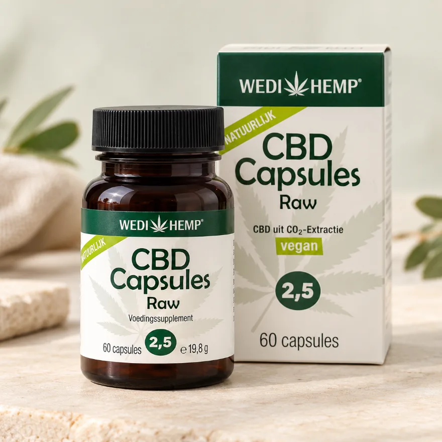 Potje CBD capsules van Organisch CBD