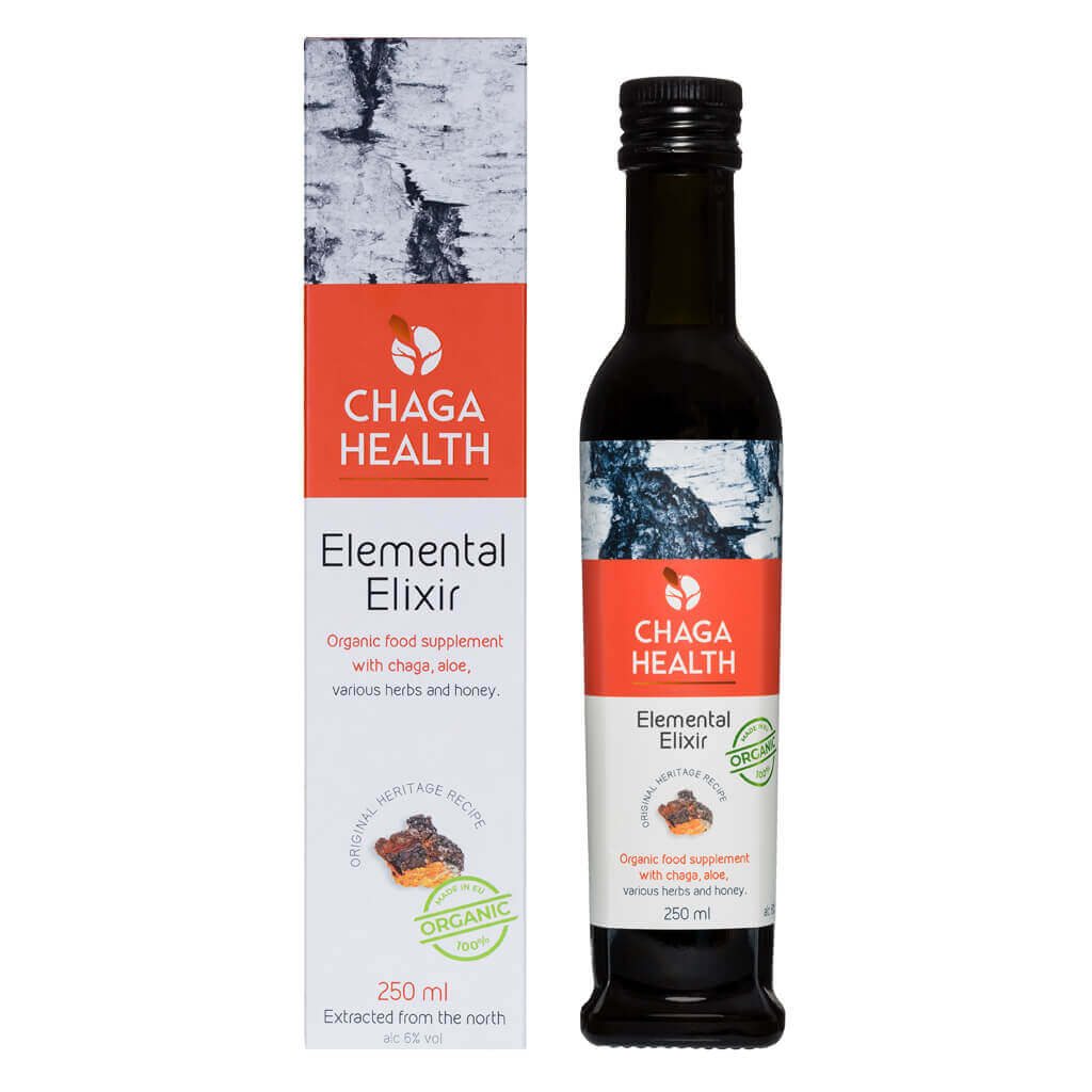 Chaga Health Elemental Elixer Chaga en Aloe vera