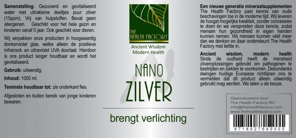 etiket nano zilver